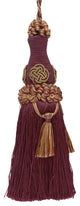 Elegant Key Tassel accented w/ Rosette & Tassels, Color 7346 [Sold Individually]