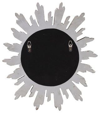 Howard Elliott Chelsea Antique Silver Starburst Mirror