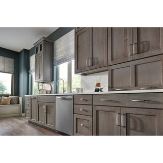 Top Knobs M1279 Charlotte 4 Inch Center to Center Handle Cabinet - Brushed