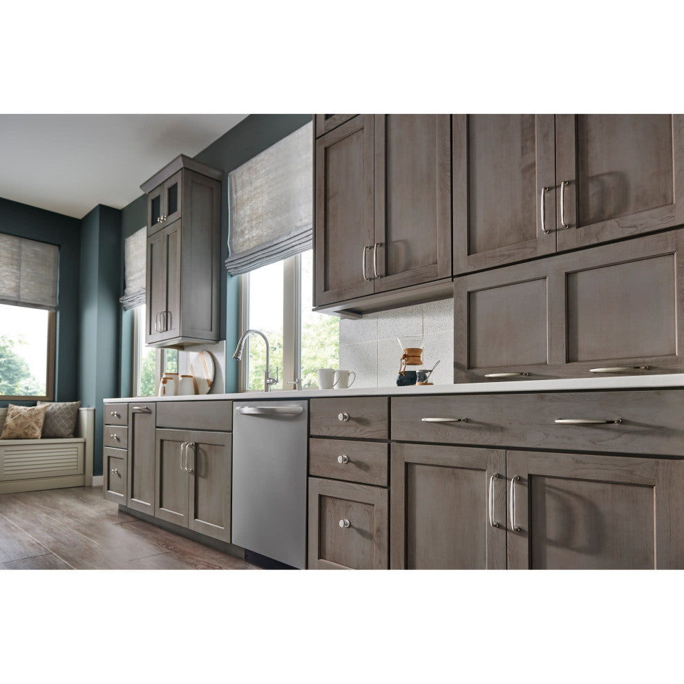 Top Knobs M1279 Charlotte 4 Inch Center to Center Handle Cabinet - Brushed