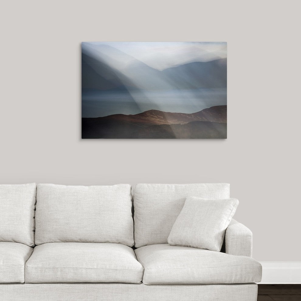 "Rolling Mists on Loch Morlich" Wrapped Canvas Art Print, 36"x24"x1.5"