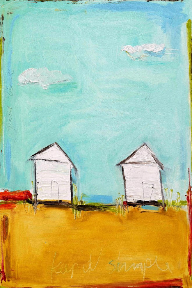 "Keep It Simple" Painting Print on Canvas by Tori Campisi