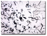 Black and White' Abstract Canvas Wall Art, 30"x40