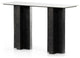 Terrell Console Table-Raw Black