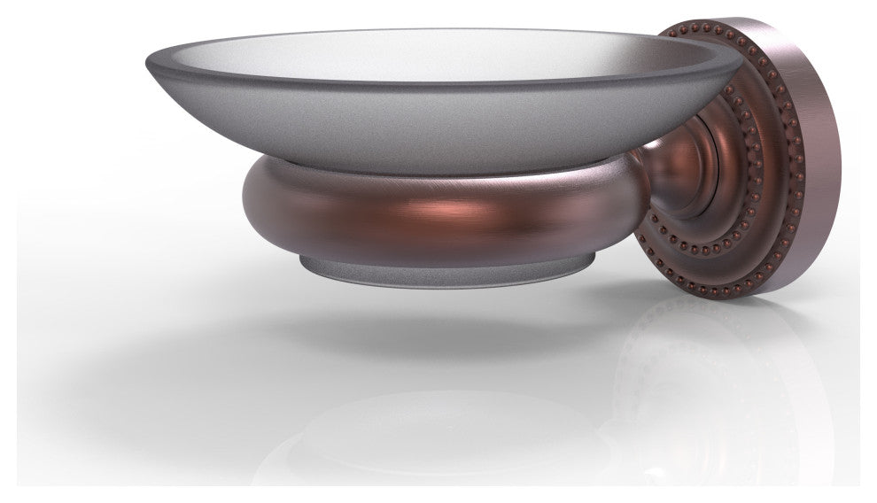 Dottingham Wall Mounted Soap Dish, Antique Copper