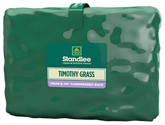 Standlee 1200-20021-0-0 Premium Timothy Grass Grab & GoÂ® Compressed Bale, 50 Lb