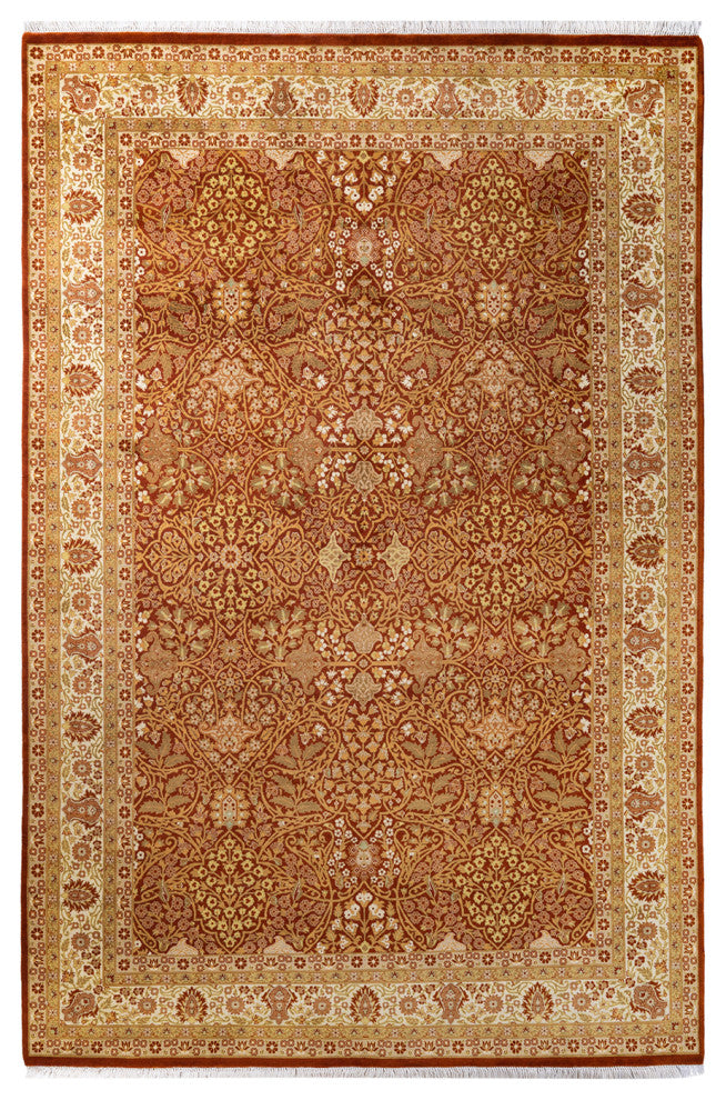 MOGUL, Hand Knotted Area Rug 9' 2" X 6' 1"