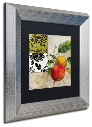 Color Bakery 'SoHo II' Art, Silver Frame, Black Matte, 11"x11"