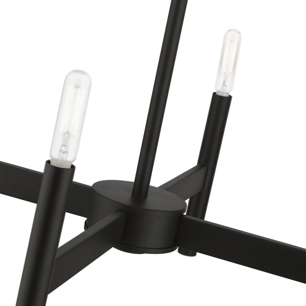 Livex Lighting Black 4-Light Chandelier