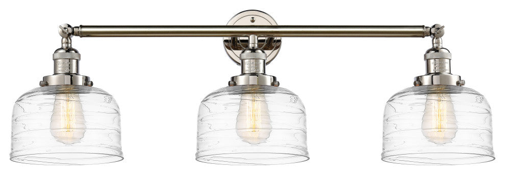 INNOVATIONS 205-PN-G713-LED 3-Light Bath Vanity Light Polished Nickel