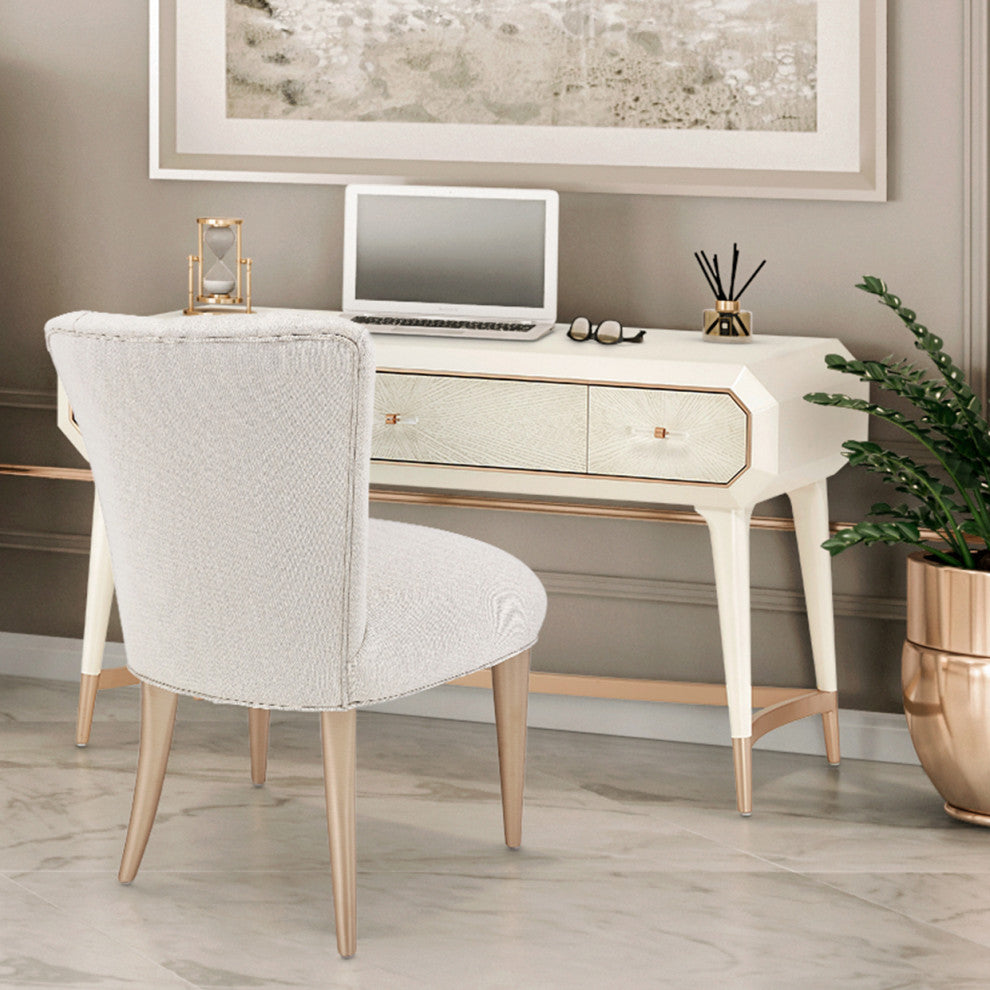 La Rachelle Vanity Chair - Medium Champagne