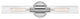 Lark Shea 24" Two-Light Bath Vanity Fixture, Chrome