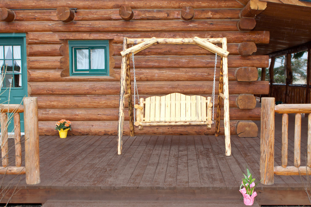 Montana Collection Lawn Swing With "A" Frame, Exterior Finish