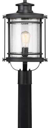 Booker 1-Light Outdoor Lantern, Mystic Black