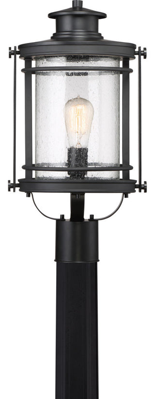 Booker 1-Light Outdoor Lantern, Mystic Black
