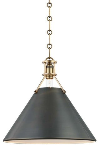Metal No.2 Large Pendant, Antique Distressed Bronze