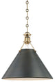Metal No.2 Large Pendant, Antique Distressed Bronze