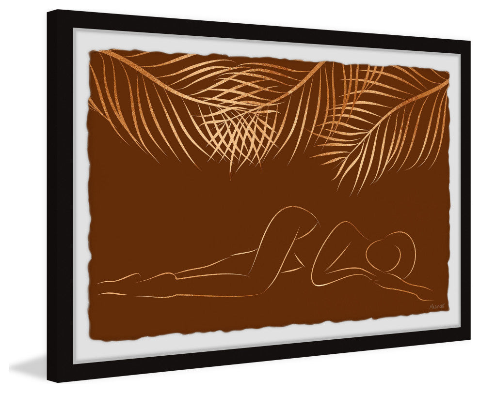 "Take a Nap" Framed Painting Print, 18x12
