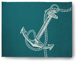 Anchored Nautical Chenille Rug