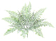 Vickerman Ff170401 17" Artificial Green Frosted Fern Bush