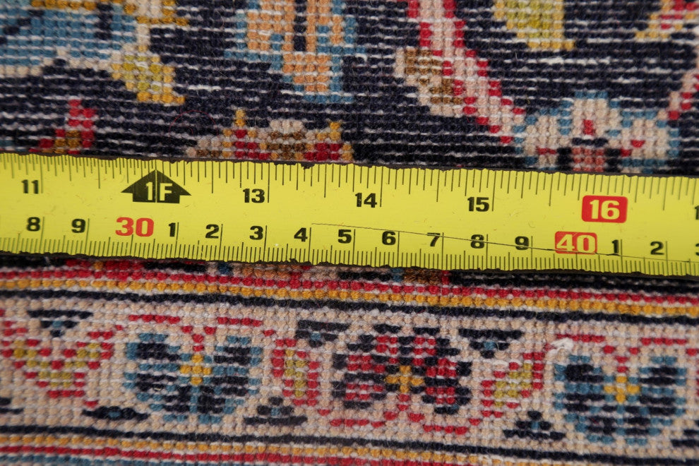 Consigned, Oriental Traditional Handmade Vintage Persian Area Rug, Red, 10x13