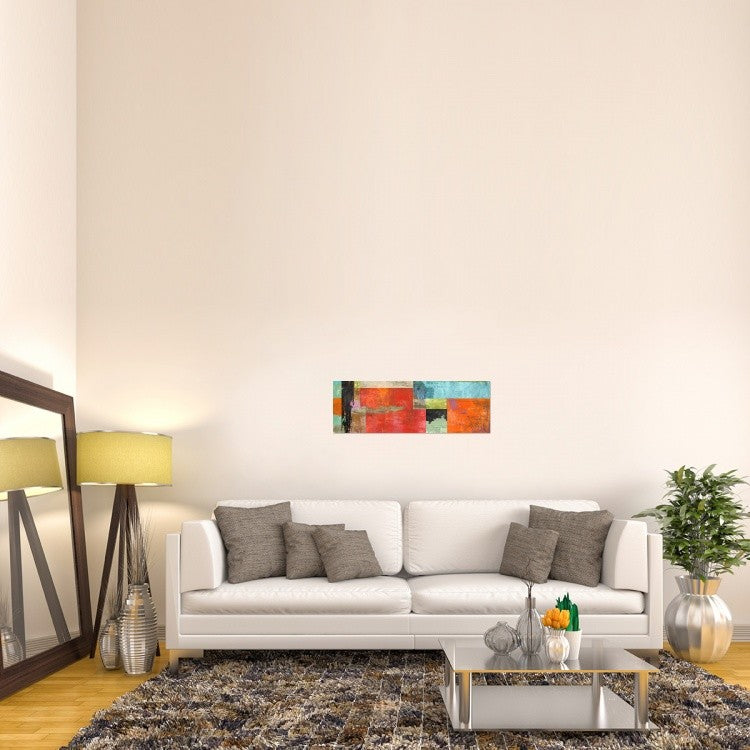 "Midnight Moves" Stretched Canvas Giclee by Alphonse Baron, 36x12"