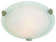 Artcraft Lighting AC2355BU Clip Flush Medium Round Flush Mount Light, Brunito
