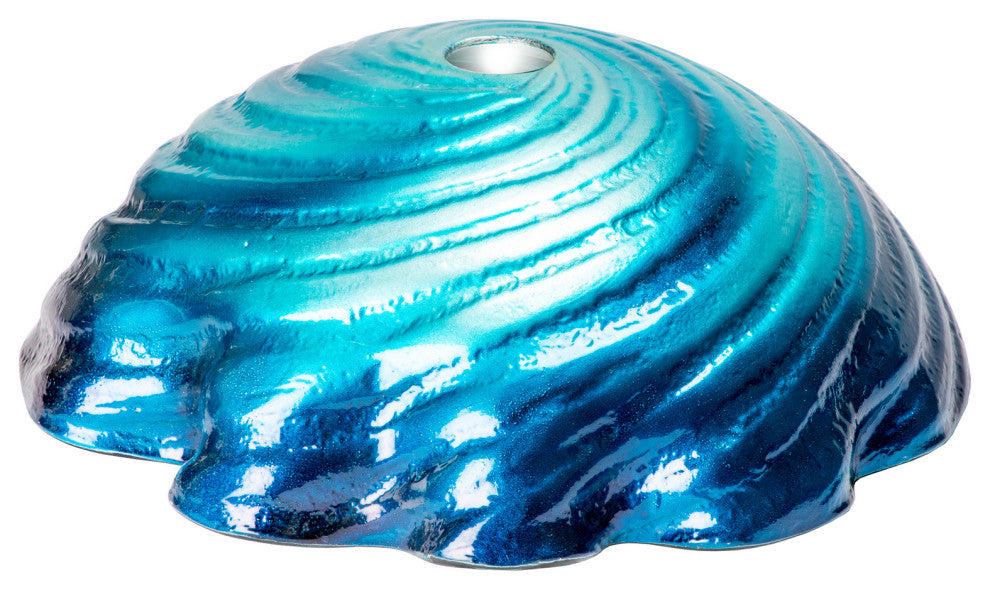 Eden Bath EB_GS37 Carribean Wave Unique Tempered Glass Vessel Sink In Blue