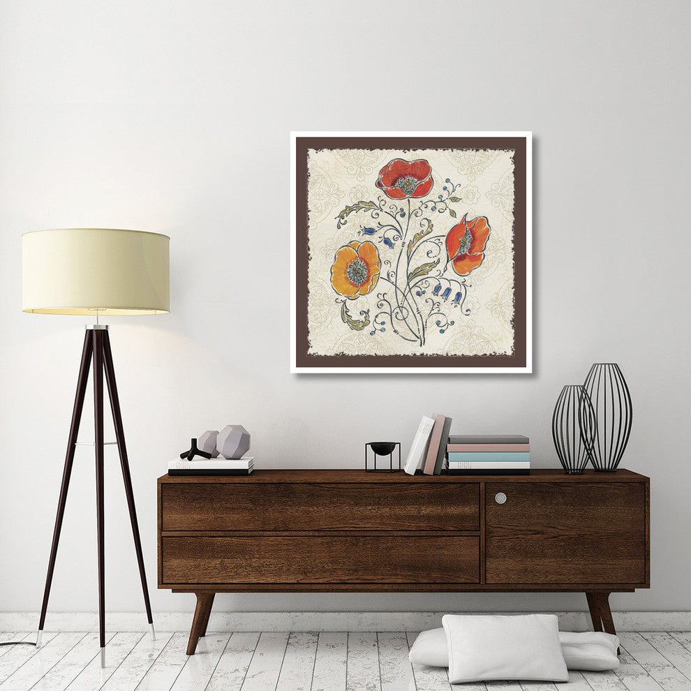 "Mediterranean Flair I" Digital Paper Print by Daphne Brissonnet, 42"x42"