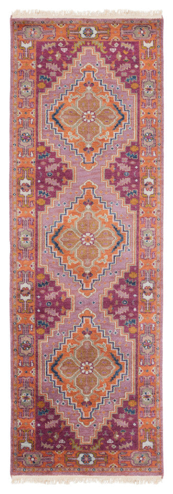 Surya Zeus ZEU-7800 Traditional Area Rug, Eggplant, 3' x 12' Runner