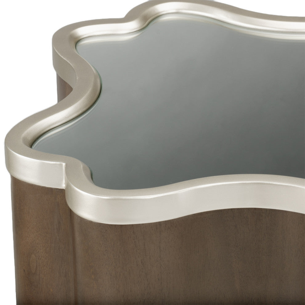 Villa Cherie Chairside Table - Hazelnut