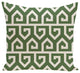 Keyed Up Geometric Print Pillow, Gray, 20"x20"