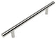 Cosmas 404-128CH Polished Chrome Slim Line Euro Style Cabinet Pull, Set of 10