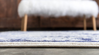 Unique Loom Beige La Jolla Traditional 3' 3 x 3' 3 Round Rug