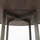 Faye I Medium Brown Wood With Metal Base Round Dining Table