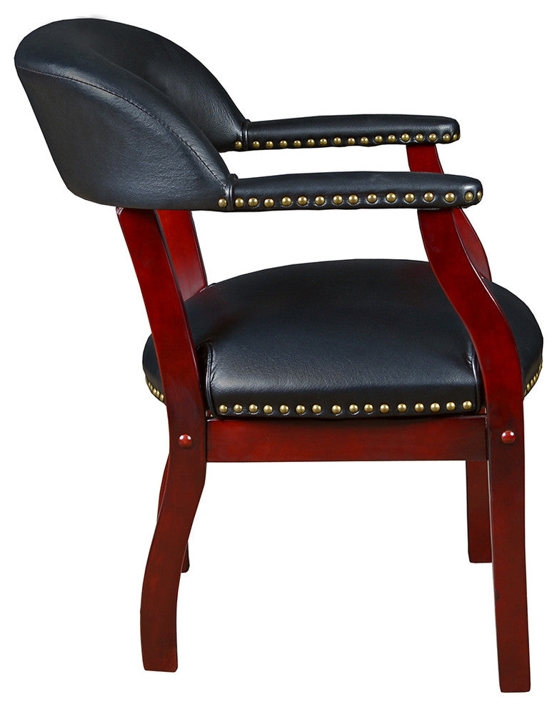 Ivy League Captain Chair, Black