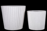 UTC44232 Ceramic Pot Matte White