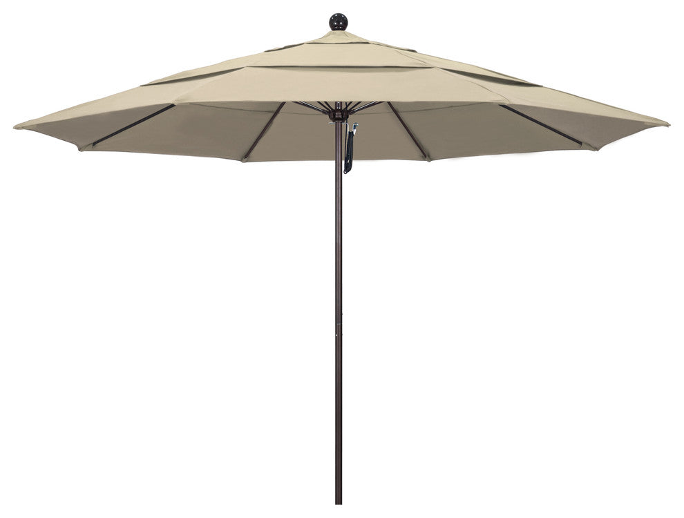 Fiberglass Umbrella Bronze, Beige