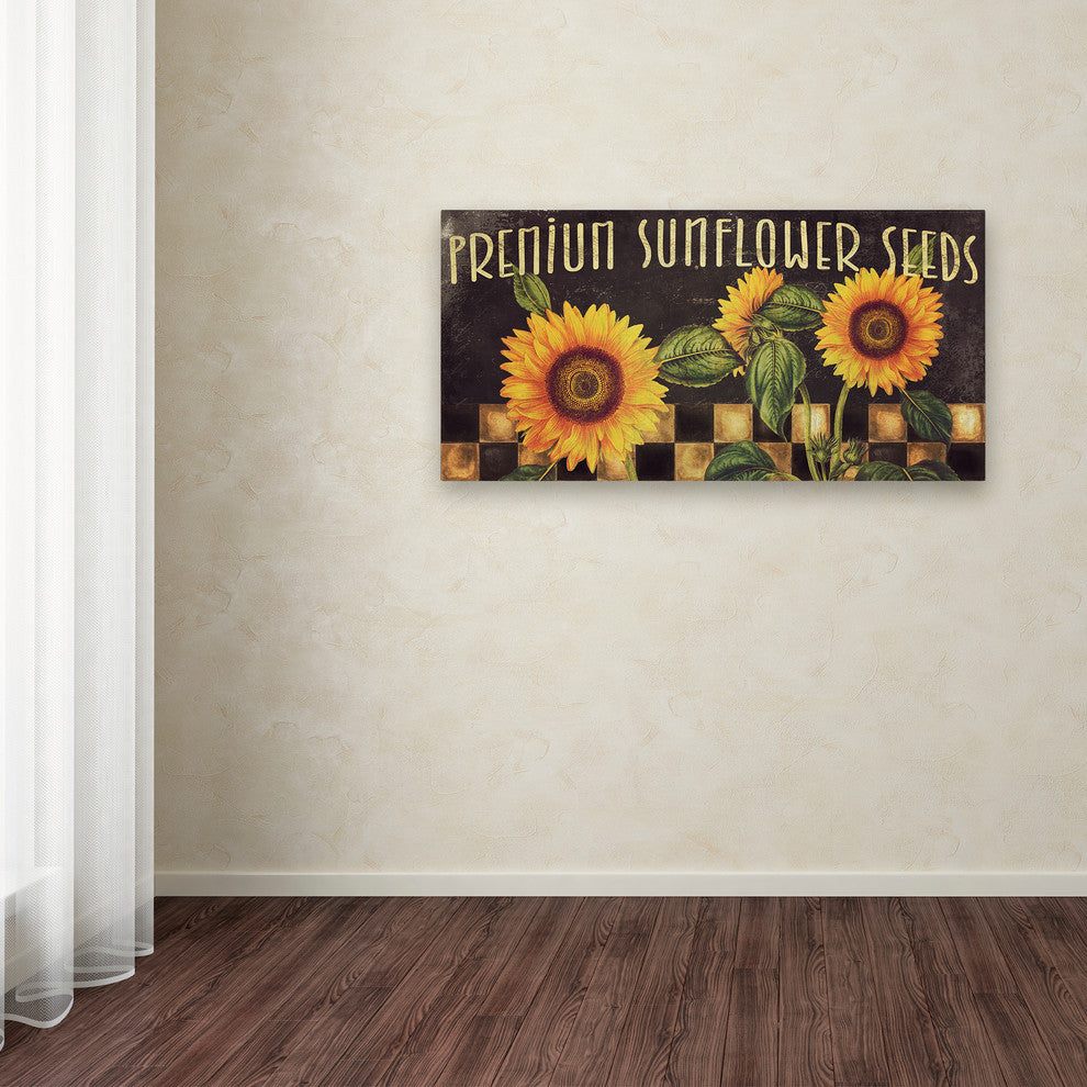 Color Bakery 'Sunflowers' Canvas Art, 32"x16"