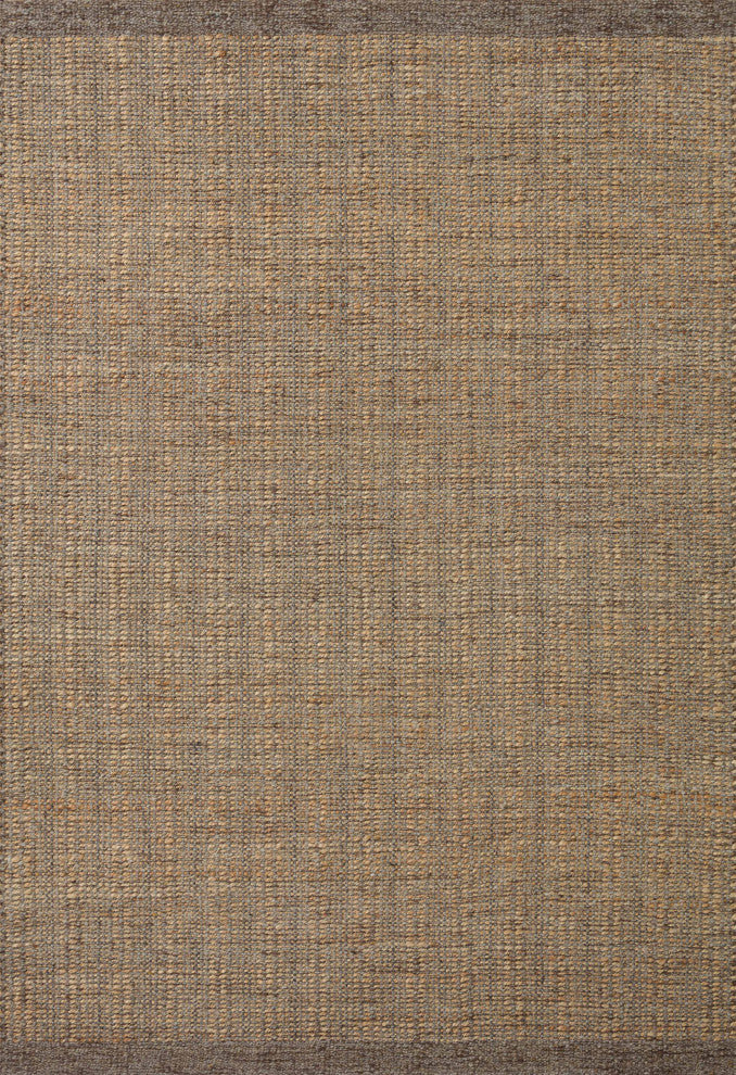Jean Stoffer x Loloi Cornwall Mocha / Natural 3'-6" x 5'-6" Accent Rug