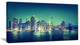 "New York City" Panorama Night Concept Cityscape Canvas Print60"x28", 1 Panel