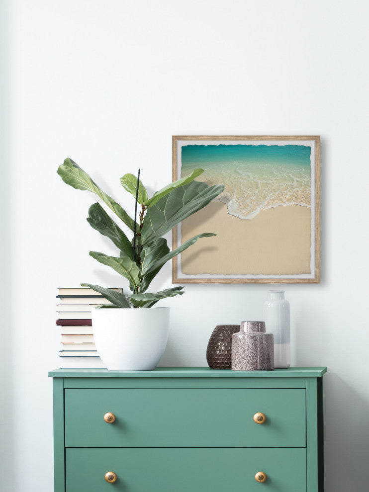 "Summer Never Ends" Framed Painting Print, 18x18