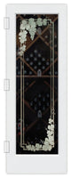 Wine Door - Vineyard Grapes Garland - Primed - 30" x 96" - Book/Slab Door