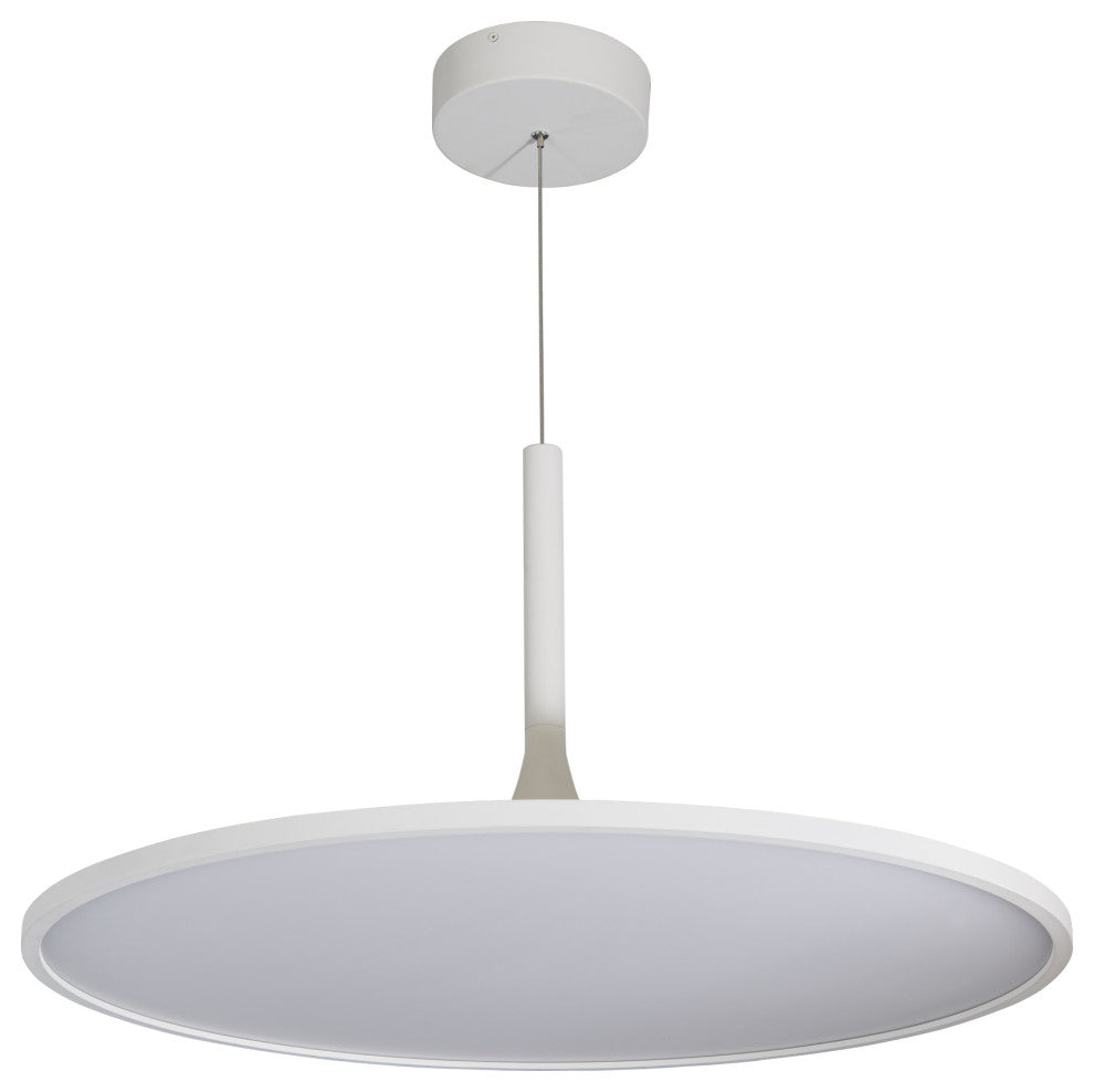 Salm Adjustable LED Chandelier, White
