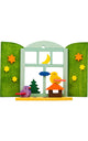Graupner Ornament- Birds In Window