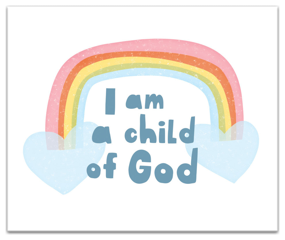 Child Of God Rainbow 24x20 Canvas Wall Art