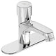 SCOT Single Hole Single Handle Metering Bathroom Faucet, Deck Plate