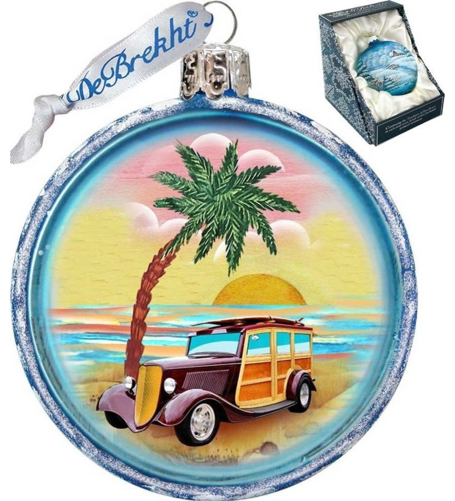 Car Woody Ornament