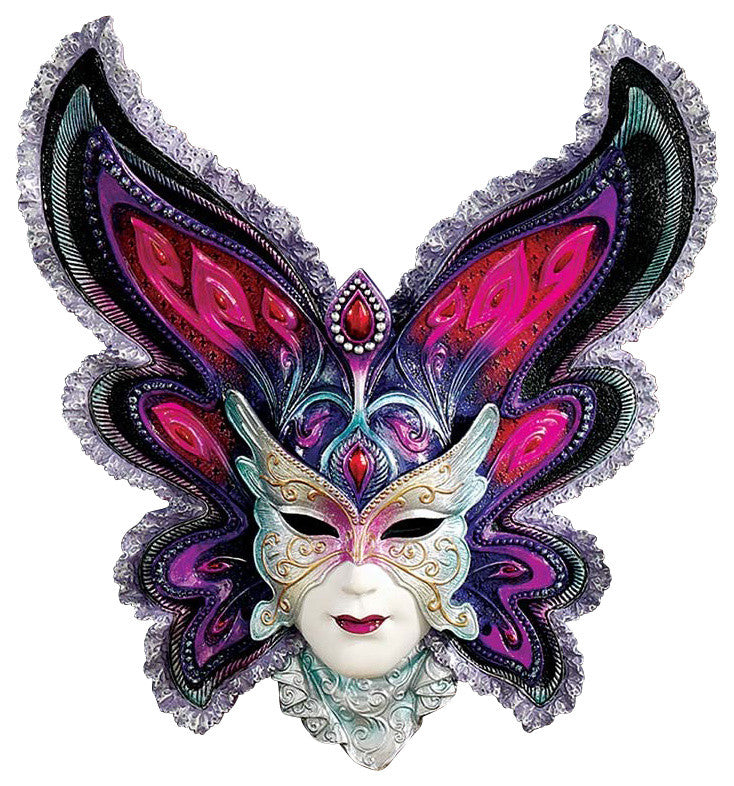 Butterfly Maiden Mardi Gras Mask