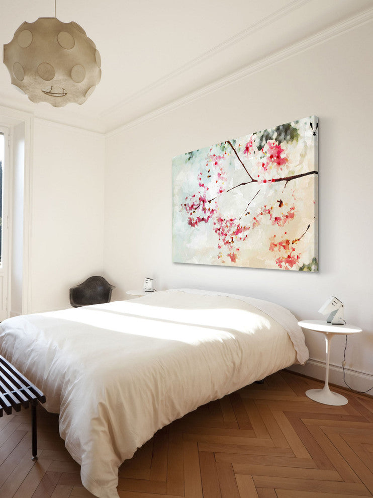 "Pink Spring III" Painting Print on Canvas by Irena Orlov